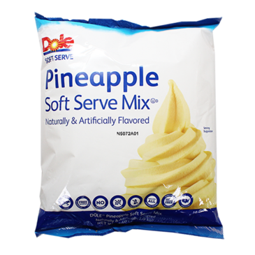 Pineapple Soft Serve Mix, 4.4 lbs, Dole P7714