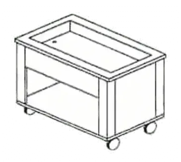 Piper 3-HCI Serving Counter, Hot & Cold