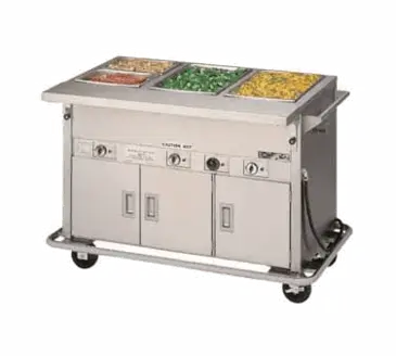 Piper DME-3-PTSB Serving Counter, Hot Food, Electric