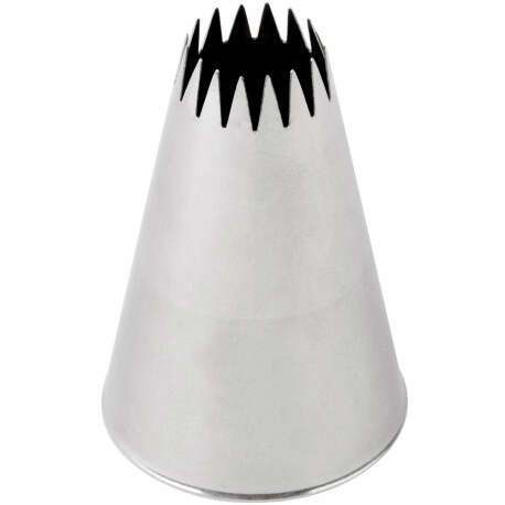 THERMOHAUSER OF AMERICA Piping Tip/Star, Stainless Steel, French Style, Thermohauser 30001.62681