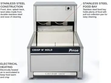 Pitco PCC-14 French Fry Warmer