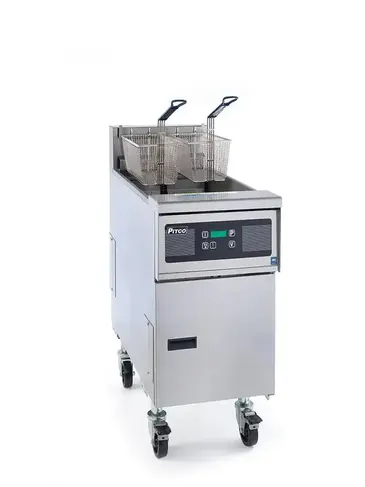 Pitco SE14 Fryer, Electric, Floor Model, Full Pot