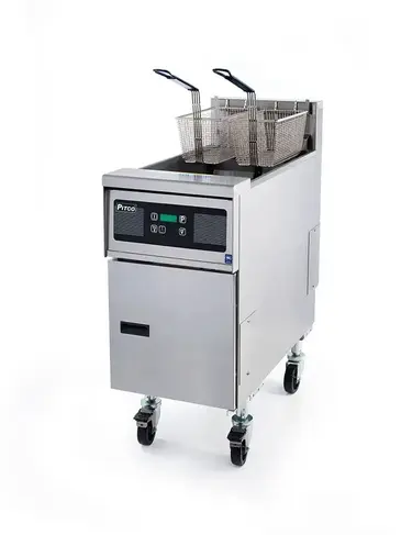 Pitco SE14 Fryer, Electric, Floor Model, Full Pot