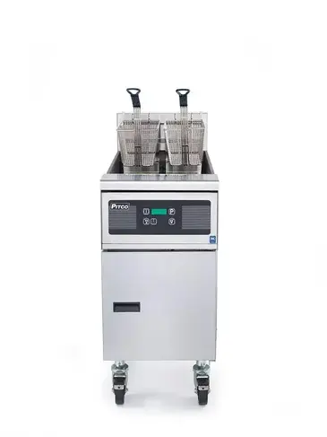 Pitco SE14RS-1FD Fryer, Electric, Floor Model, Full Pot