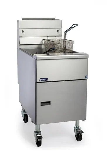 Pitco SE18 Fryer, Electric, Floor Model, Full Pot