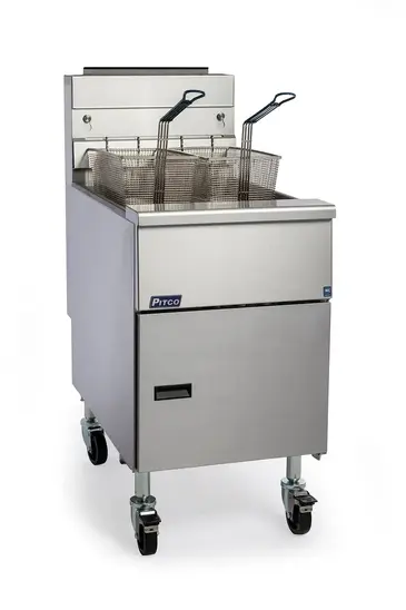 Pitco SE18R Fryer, Electric, Floor Model, Full Pot