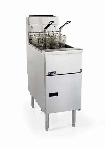 Pitco SG14-S Fryer, Gas, Floor Model, Full Pot