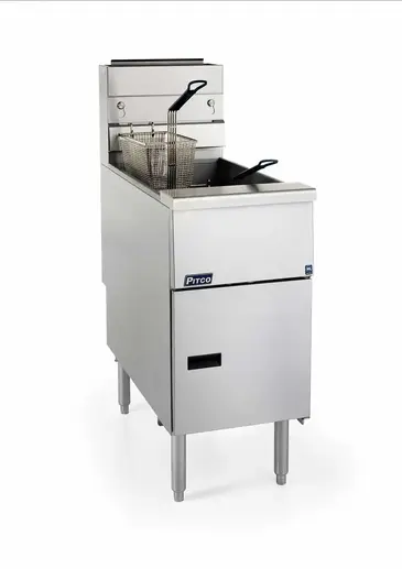 Pitco SG14RS Fryer, Gas, Floor Model, Full Pot