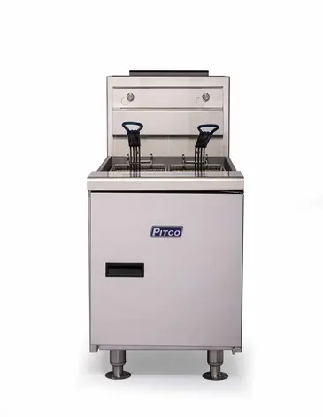 Pitco SGC-S Fryer, Gas, Countertop, Full Pot