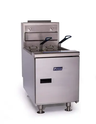 Pitco SGC-S Fryer, Gas, Countertop, Full Pot