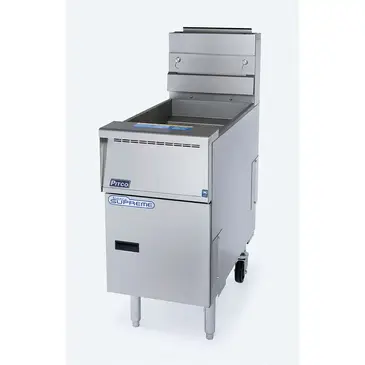 Pitco SSH55 Fryer, Gas, Floor Model, Full Pot