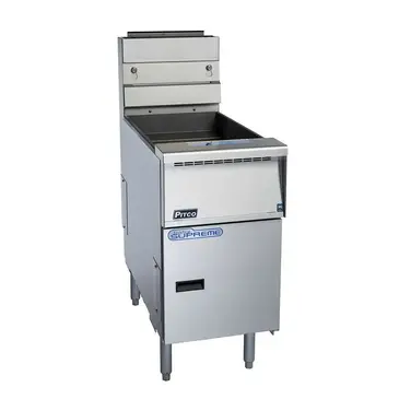 Pitco SSH55 Fryer, Gas, Floor Model, Full Pot