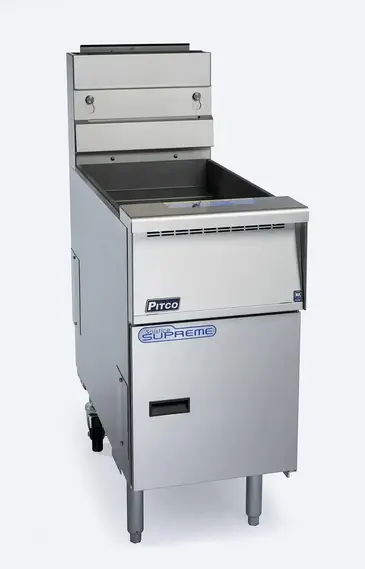 Pitco SSH55R Fryer, Gas, Floor Model, Full Pot