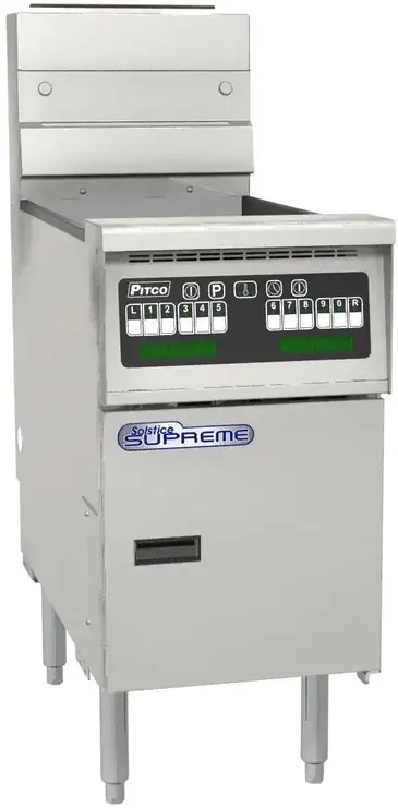 Pitco SSH60-1FD Fryer, Gas, Floor Model, Full Pot