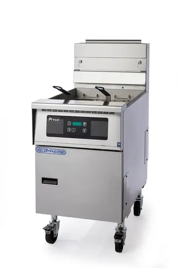 Pitco SSH75-1FD Fryer, Gas, Floor Model, Full Pot