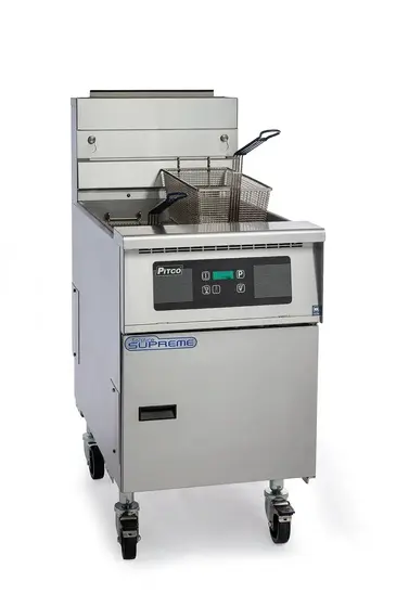 Pitco SSH75 Fryer, Gas, Floor Model, Full Pot