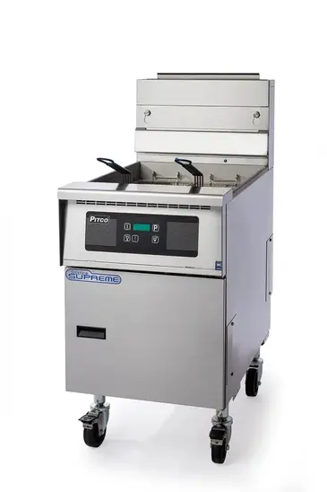 Pitco SSH75 Fryer, Gas, Floor Model, Full Pot