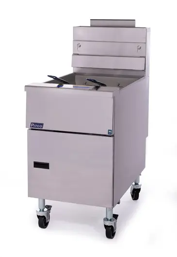 Pitco VF-65S Fryer, Gas, Floor Model, Full Pot