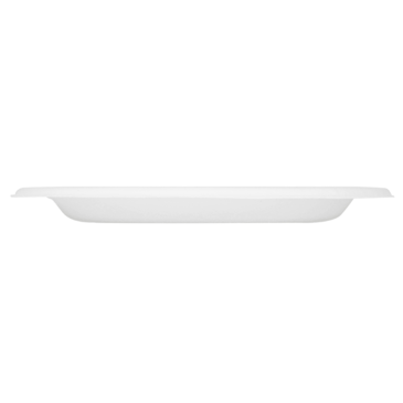 Plate, 7", White, Bagasse, (1000/Case), Karat Earth KE-BPR07-1C