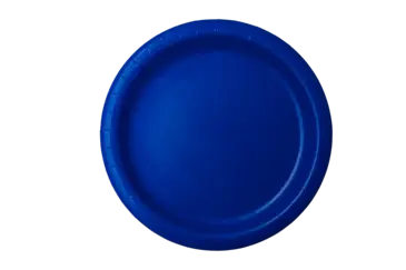 Plate, 9", Cobalt Blue, Paper, (24/Pack) Creative Converting 473147B