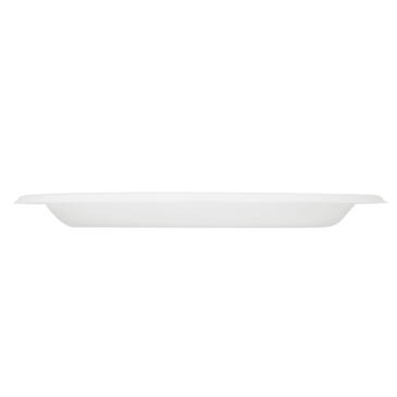 Plate, 9", White, Bagasse, (500/Case), Karat Earth KE-BPR09-1C