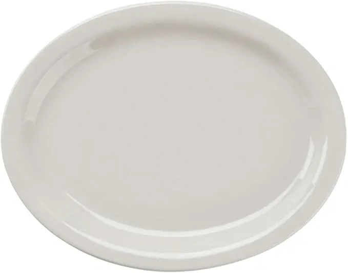 Arvesta Platter; 11 1/2 in.; Narrow rim; American white
