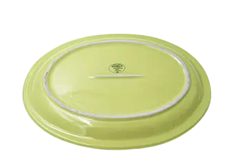 Ardous Trading Ardous Trading Platter, Oval, 13-1/4" x 10-1/8", Margarita Green, Narrow Rim, Veracruz, (12/Case) ARVESTA WTIXVCG-14