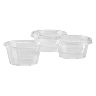 Portion Cup, 3.25 oz, Translucent, Polypropylene, (2500/Case), Karat FP-P325-PP