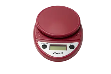 Primo Digital Scale, 11 lb, Warm Red, San Jamar SCDG11RDR