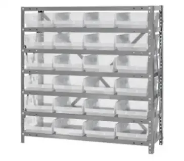 Quantum Food Service 1239-107CL Shelving Unit, Solid Flat