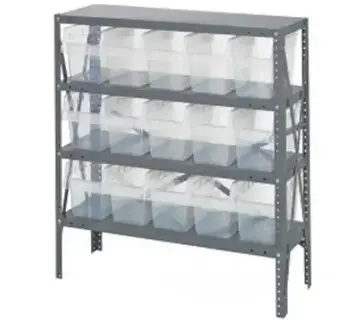 Quantum Food Service 1239-SB802CL Shelving Unit, Solid Flat