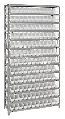 Quantum Food Service 1275-100CL Shelving Unit, Solid Flat