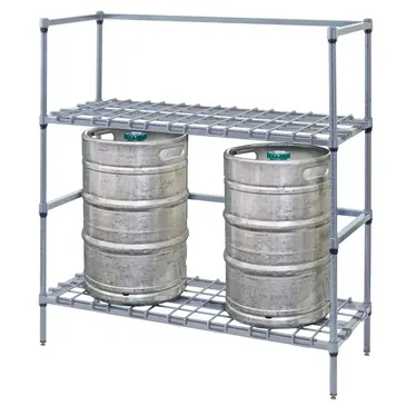 Quantum Food Service 183654DGY Keg Storage Rack