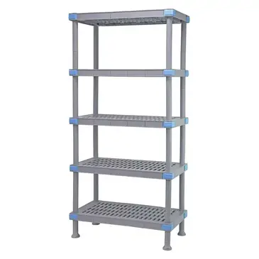 Quantum Food Service QP183074VS-5 Shelving Unit, All Plastic