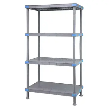 Quantum Food Service QP184274SS-4 Shelving Unit, All Plastic