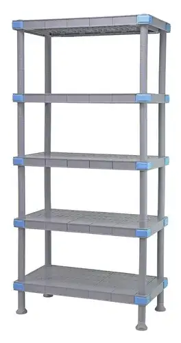 Quantum Food Service QP184874SS-5 Shelving Unit, All Plastic