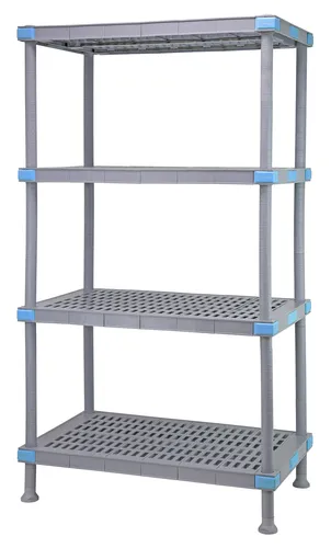 Quantum Food Service QP214274VS-4 Shelving Unit, All Plastic