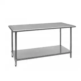 Quantum Food Service SST-2472U Work Table,  63" - 72", Stainless Steel Top