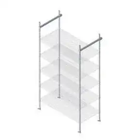 Quantum Food Service TTK-E18P Track Shelving System