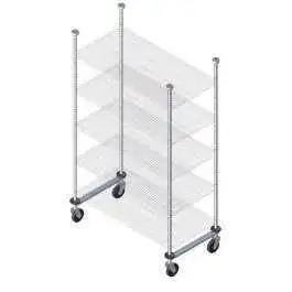 Quantum Food Service TTK-M18BK Track Shelving System