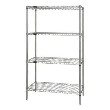 Quantum Food Service WR63-1236BK Shelving Unit, Wire