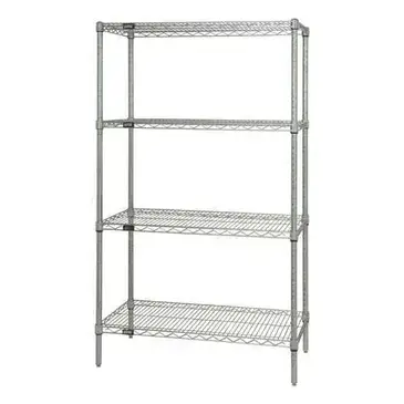 Quantum Food Service WR63-1236BK-5 Shelving Unit, Wire