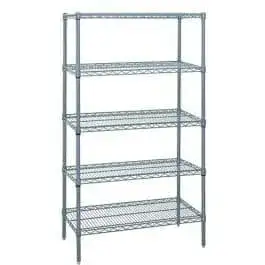 Quantum Food Service WR86-1830GY-5 Shelving Unit, Wire