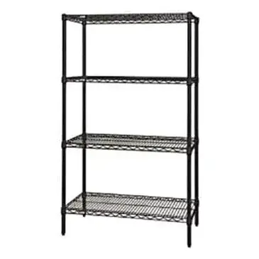 Quantum Food Service WR86-1836BK Shelving Unit, Wire