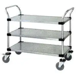 Quantum Food Service WRC-1836-3G Cart, Bussing Utility Transport, Metal