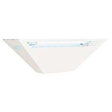 R&B WHOLESALE WARRANTY Adhesive Wall Mount Light Trap, 24" x 10" x 5", White, Steel, Gardner WS-85WHS