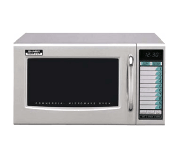 Sharp Microwave Oven, 20.5", Stainless Steel, Digital, 120V, Sharp R-21LVF