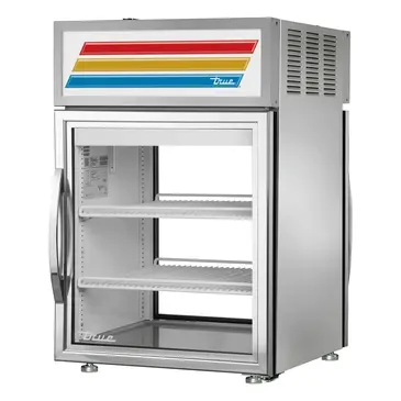 True Refrigerated Display Case, 37", Stainless Steel, 3 Shelves, True GDM-05PT-S-LD
