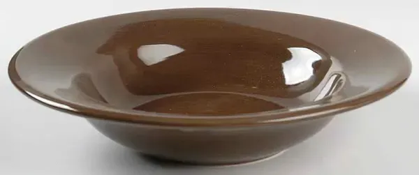 WORLDCRISA (WORLD TABLEWARE) Rim Soup Bowl, 12 Oz, 8-3/4" Dia, Cocoa