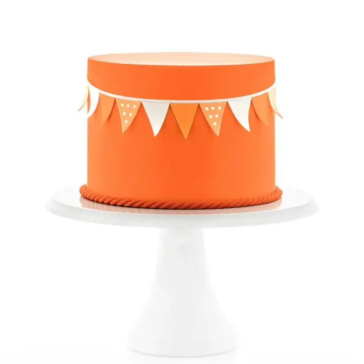 Rolled Fondant, Orange, Vanilla, 5 lb., Satin Ice 12220